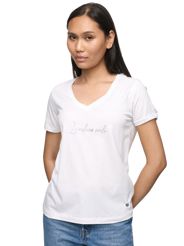 Decay T-Shirt mit "Sunshine Souls" Schriftzug – Für positive Vibes