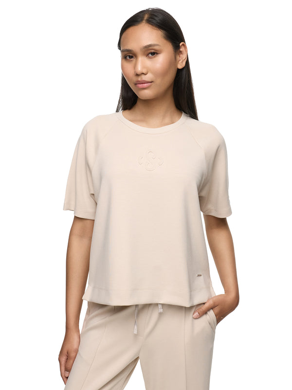 Unendliche Liebe“ – Modisches T-Shirt mit Unendlichkeitssymbol und stilvollem Rundhalsausschnitt