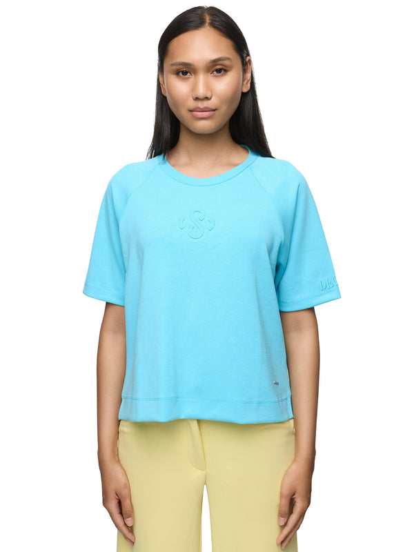 Unendliche Liebe“ – Modisches T-Shirt mit Unendlichkeitssymbol und stilvollem Rundhalsausschnitt