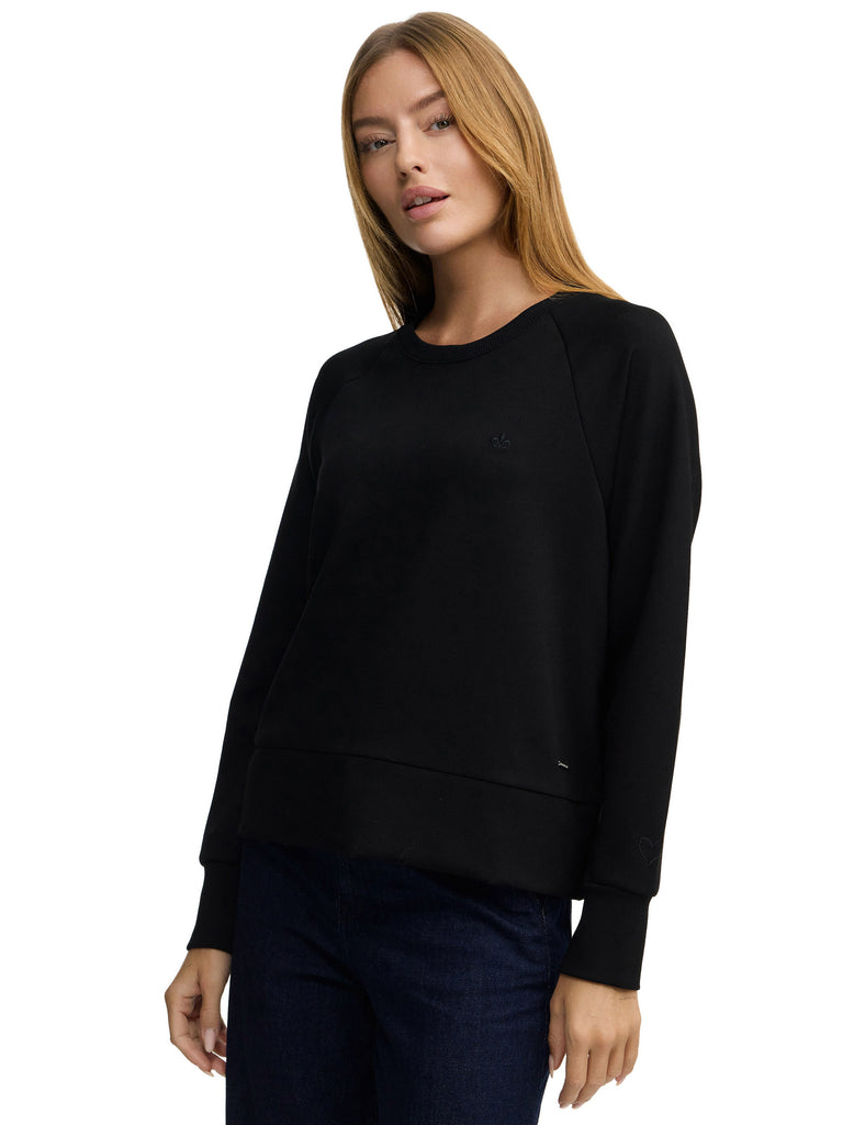 DECAY Signature-Sweater mit Logo-Stick