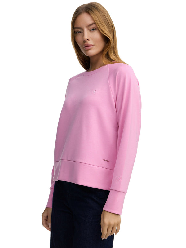 DECAY Signature-Sweater mit Logo-Stick