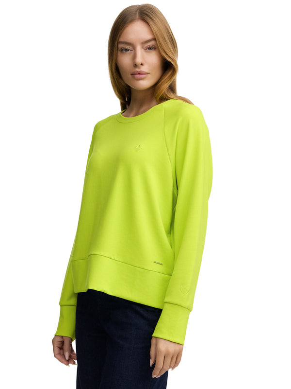 DECAY Signature-Sweater mit Logo-Stick