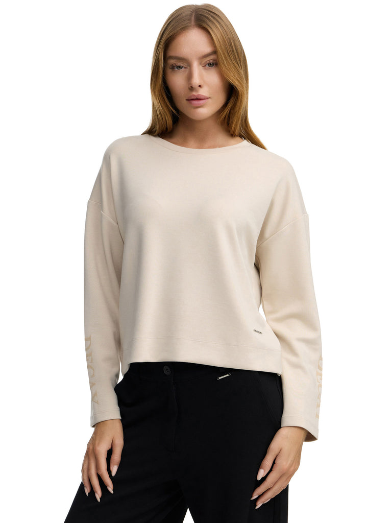 DECAY Signature Longsleeve mit Samt-Details