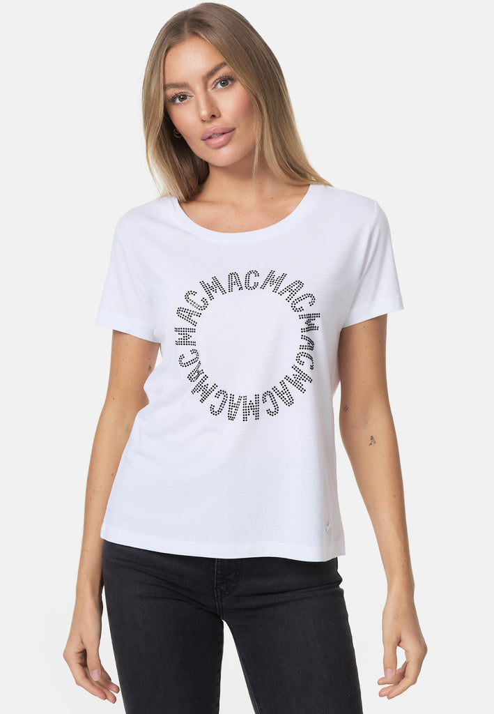 Decay T-Shirt mit Kreis Print