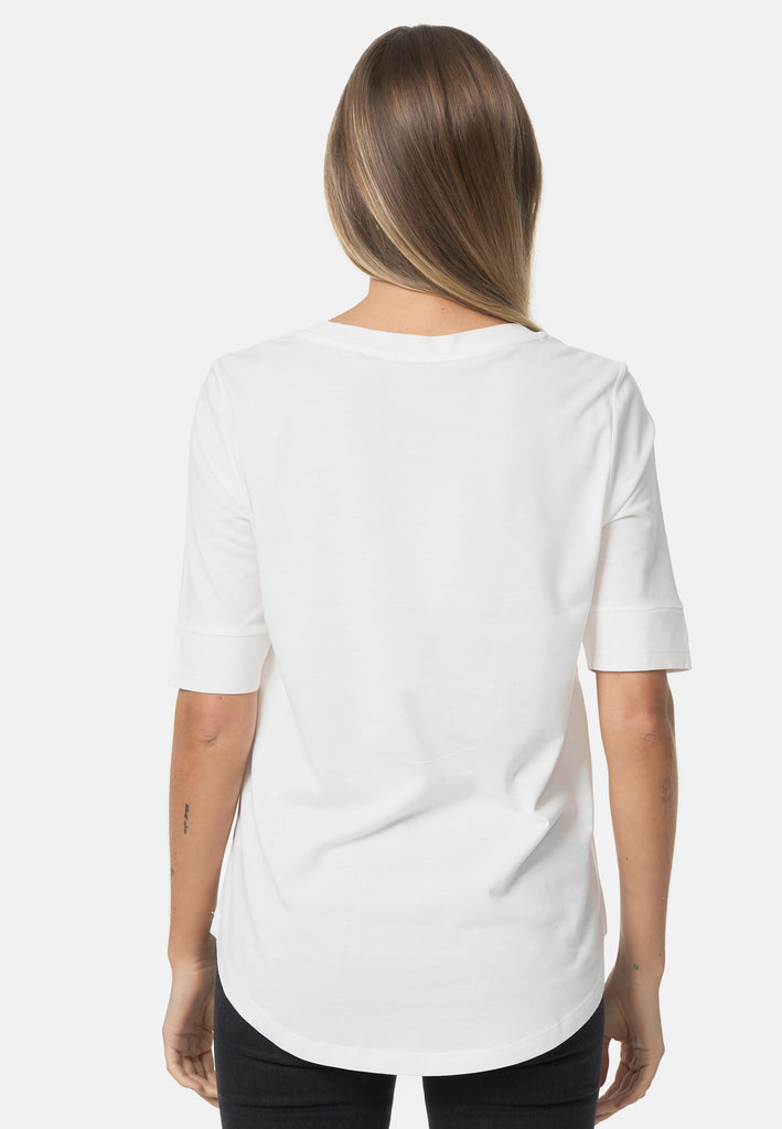 - – Grauen Modevertrieb Decay mit designed Damenmode Aufdruck T-Shirt by Decay GmbH