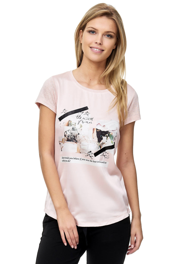 Vintage GmbH mit Decay Modevertrieb T-Shirt - Damenmode - Aufdruck – Decay