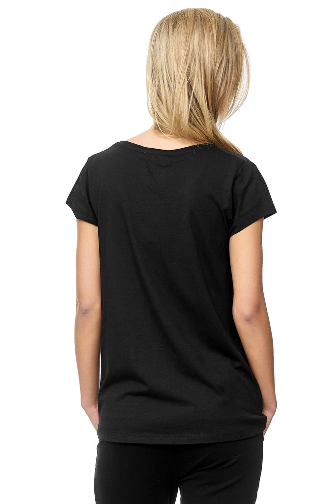 – Modevertrieb mit Damenmode GmbH farbigem Decay T-Shirt Decay coolem, Aufdruck. -