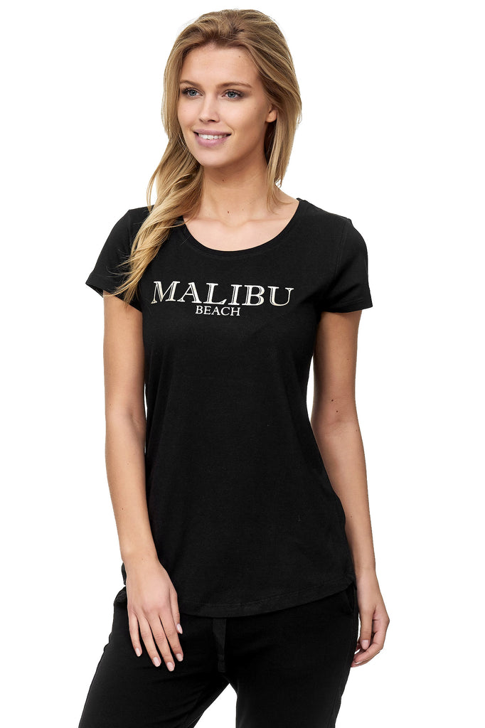 Decay T-Shirt mit MALIBU - Aufdruck: