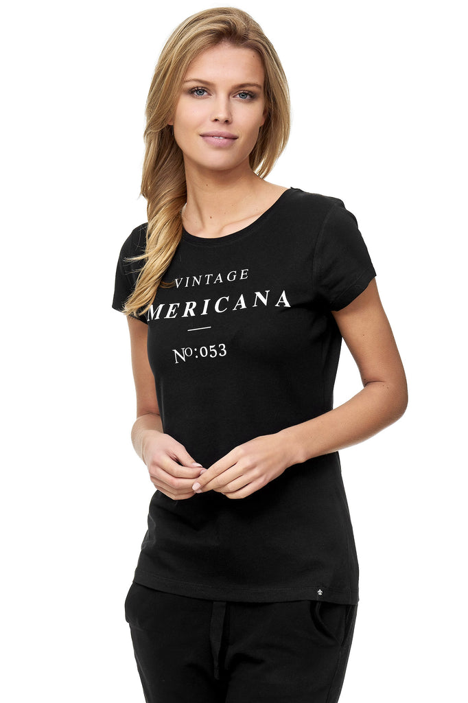 Decay T-Shirt mit AMERICANA - Aufdruck. – Decay Modevertrieb GmbH -  Damenmode