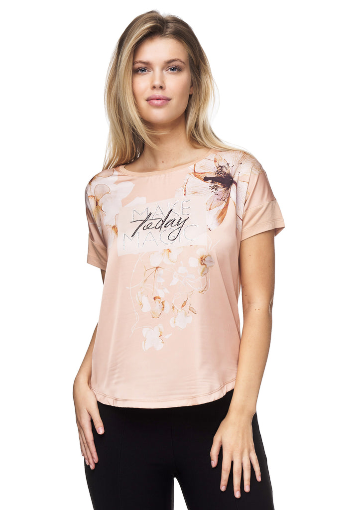 Stylisches Decay T-Shirt mit Blumen-Aufdruck.
